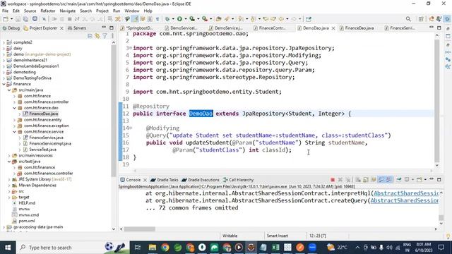 springboot lecture 8: updateMapping, jpa query, sql vs hql query смотреть онлайн