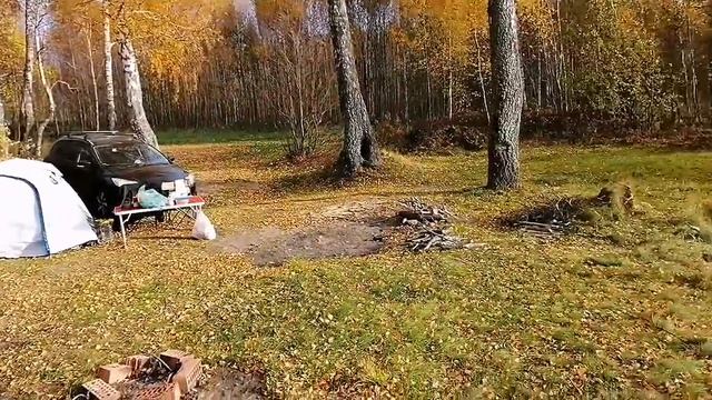 Где отдохнуть осенью. Природа России. Два дня на реке Волга в палатке. Интересные места в России. смотреть онлайн