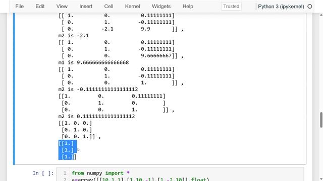 Gauss jordan method in python in Hindi #maths #python #codewithharry #viral #viralvideos #education смотреть онлайн