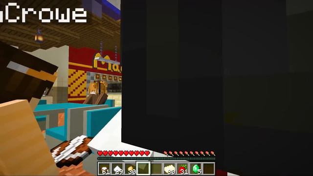 We GOT JOBS at the Mall FOOD COURT in Minecraft смотреть онлайн