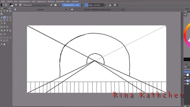 Как рисовать перспективу/ Практикуюсь/Speedpaint смотреть онлайн