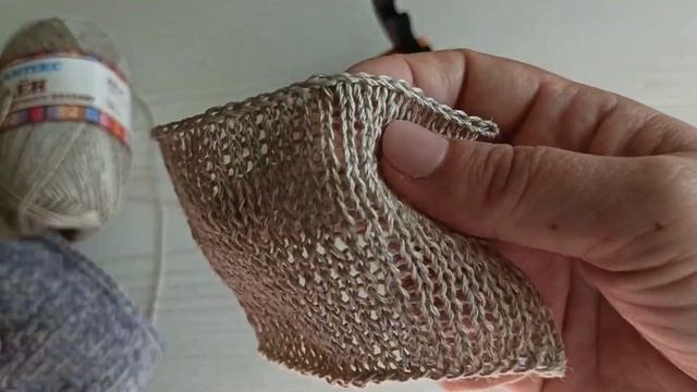 Обзор пряжи "Лен" от Камтекс. смотреть онлайн