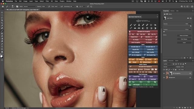 Otomatik Cilt Yumuşatma Butonu | © Uğur Sezer Photoshop Panel смотреть онлайн