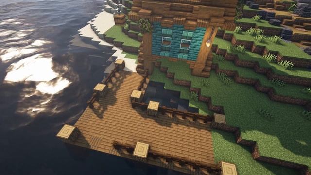 Minecraft I Huge Island Village I Timelapse
