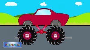 Такси монстр-трак, скорая помощь и другие.  Мультики про машинки