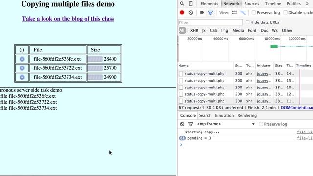 Demo of the asynchronous long server task package смотреть онлайн