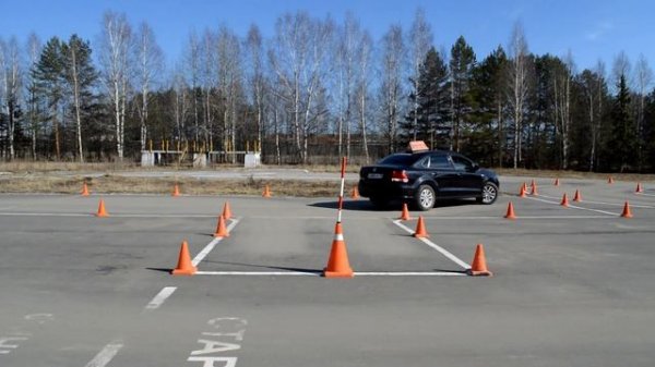 Экзаменационные упражнения на автодроме. Популярные ошибки