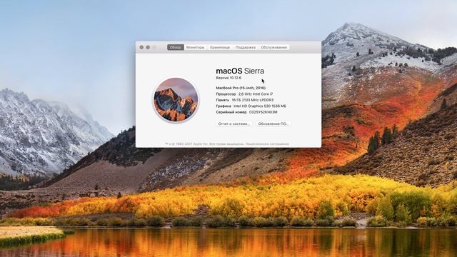 Как узнать версию macOS, модель и серийный номер MacBook смотреть онлайн