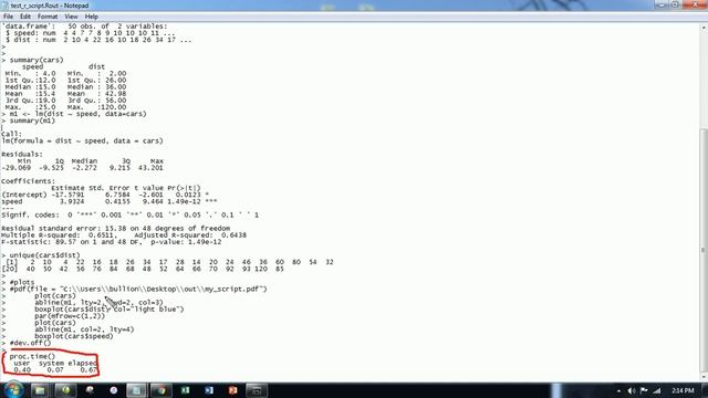 R - run R non-interactively with BATCH file смотреть онлайн
