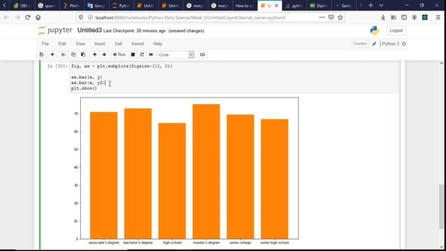 Belajar Data Science Matplotlib Visualisasi Bar Plot Perbandingan Kuantitatif 1 смотреть онлайн