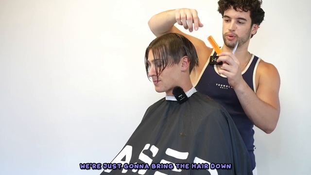 i turned bro into PATRICK BATEMAN (haircut tutorial) смотреть онлайн