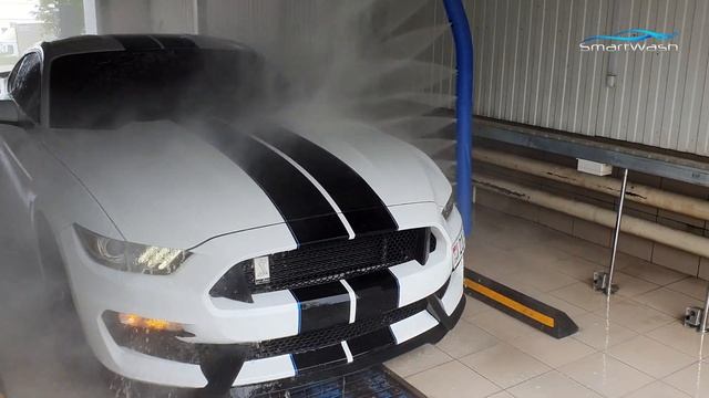 Ford Mustang на РОБОТизированной мойке SmartWash в Чебоксарах смотреть онлайн