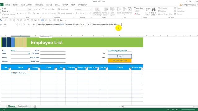 Seach bất kỳ dữ liệu nào trong bản tính excel, search như google search trong excel. смотреть онлайн