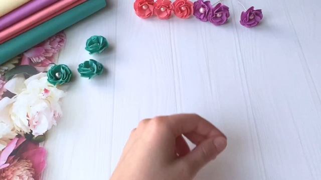 Как сделать Цветы из фоамирана за 5 минут/ Easy Diy Foam Paper Flowers / Flores de Goma Eva смотреть онлайн