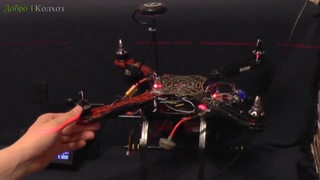 Квадрокоптер F450 APM 2.8 - Сносит в бок при взлёте. Калибровка акселерометра!! смотреть онлайн