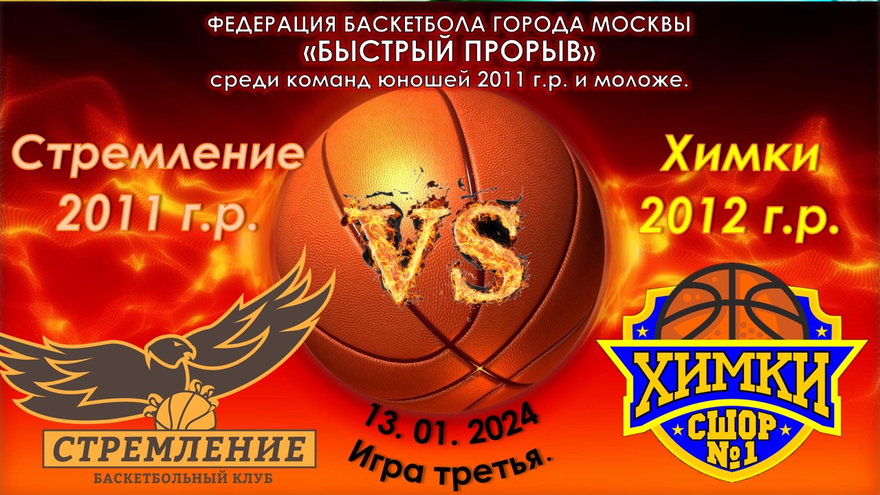 БК Стремление (Москва 2011 г.р.) - СШОР №1 (Химки игра 2012 г.р.)