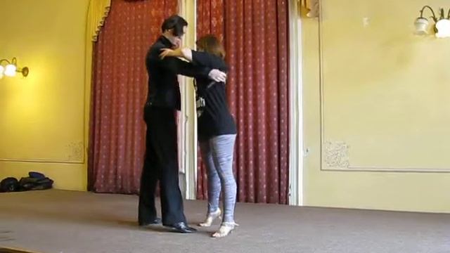 Разучиваем танцы к балу. 23.04.2017. Танго. Часть 2. смотреть онлайн