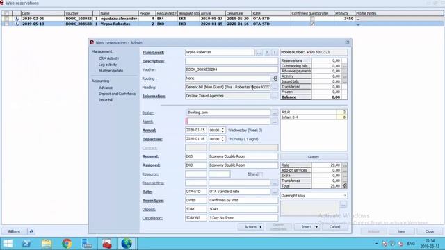 How booking.com reservations download to Ericsoft PMS смотреть онлайн