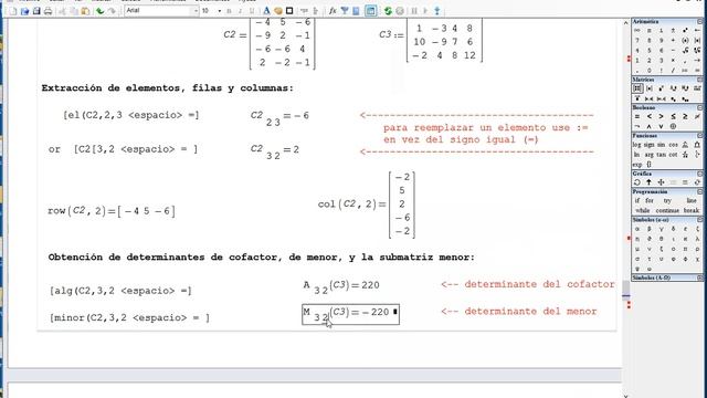 4.18 SMath Studio: Funciones para Extraer Partes de Matrices смотреть онлайн