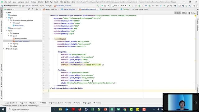Android-Tutorial - App-Entwicklung mit Java: RecyclerView смотреть онлайн