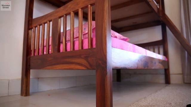 Bunk Beds: Buy Becky Bunk Bed (Honey Finish) Online in India смотреть онлайн
