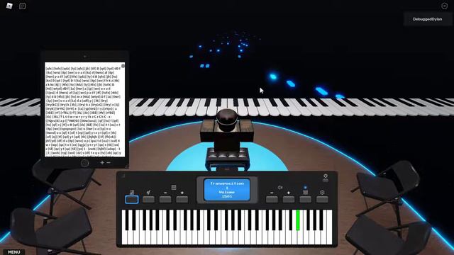 Playing Ylang Ylang On Roblox Piano (short version) смотреть онлайн