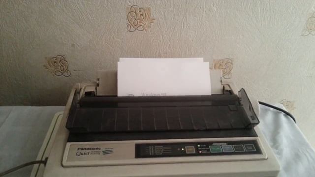 Panasonic KX P2023 Dot Matrix printer test page смотреть онлайн