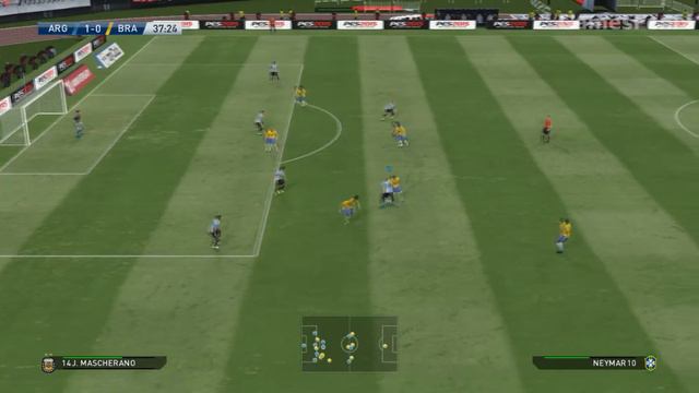 PES 2016 Argentina vs Brasil - Clásico Sudamericano смотреть онлайн
