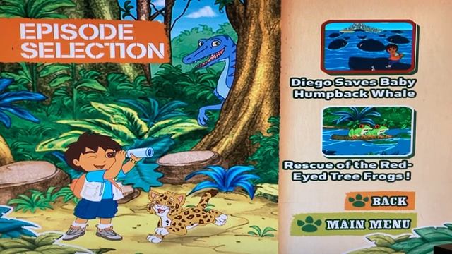 NICKELODEON GO DIEGO GO! Great Dinosaur Rescue DVD Menu Walkthrough ?? смотреть онлайн