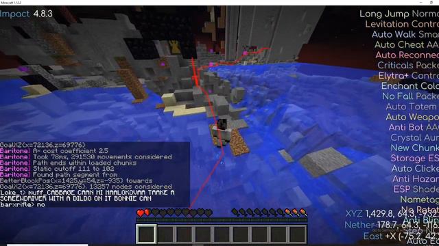 2b2t TRYING to escape spawn with Baritone смотреть онлайн