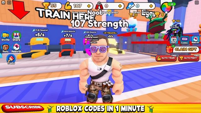19 CODES FOR ? ARM WRESTLE SIMULATOR ? OCTOBER IN 2023 ROBLOX / ROBLOX CODES IN ONE MINUTE смотреть онлайн