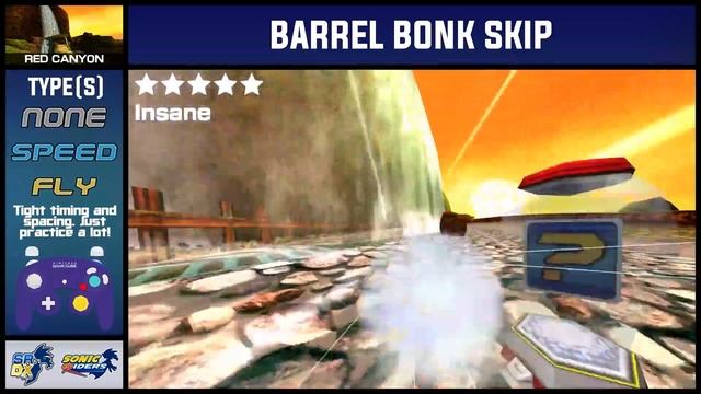 Red Canyon | Barrel Bonk Skip | Sonic Riders DX Skip Tutorial смотреть онлайн