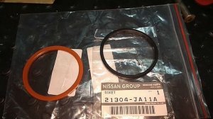 Замена прокладки теплообменника NISSAN QASHQAI 2,0