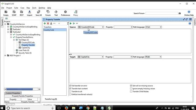 SoapUI Beginner Tutorial 7 - How to do Property Transfer | Values Transfer смотреть онлайн
