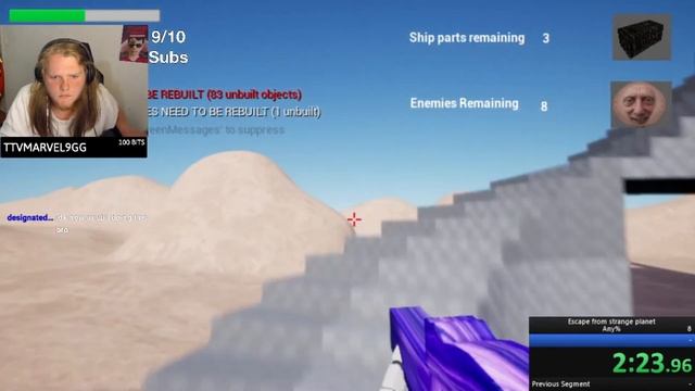 Escape From The Strange Planet SPEEDRUN - 3:28 смотреть онлайн