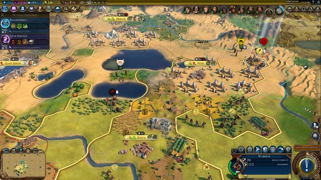 Civilization 6 - Nubia Gameplay Preview (No.12) смотреть онлайн