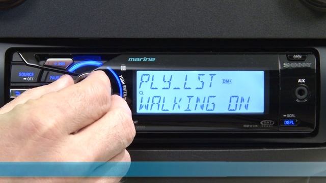Sony DSX-MS60 Marine Digital Media Receiver Display and Controls Demo | Crutchfield Video смотреть онлайн