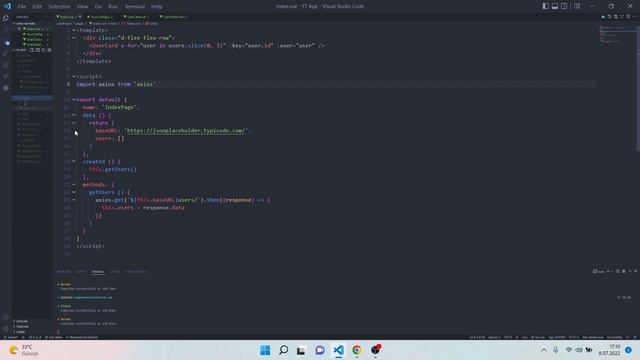 Doğukan Atalay Nuxtjs Jsonplaceholder ile User uygulaması смотреть онлайн