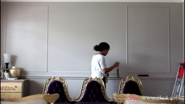 DIY | How To Install Wall Moulding / Molding Trim | Living Room Makeover смотреть онлайн