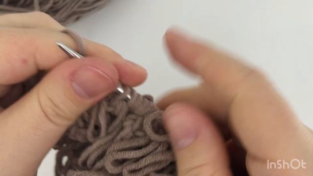 Узор «Мех» спицами, вытянутые петли, самый эффектный узор в вязании! Подробный мастер-класс. смотреть онлайн