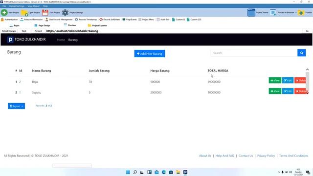 Membuat Perkalian dan Format Mata Uang di PHPRad смотреть онлайн