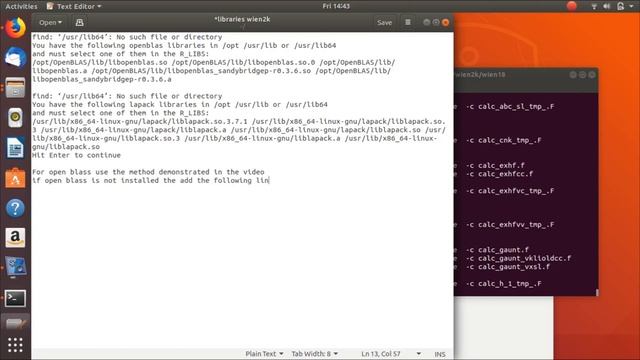 How to recompile wien2k if error dstart.def failed ( wien2k 18.2 libraries setup) смотреть онлайн