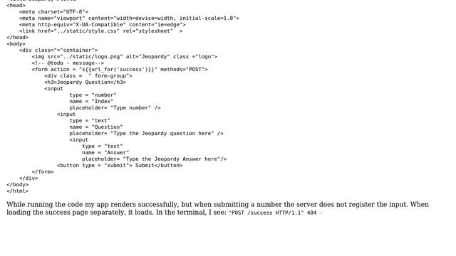 POST method is not working on Flask application - Error 404 (2 Solutions!!) смотреть онлайн