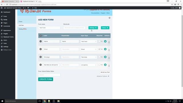 WordPress Contact Form builder plugin смотреть онлайн