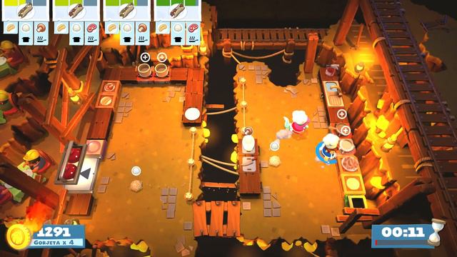 OVERCOOKED 2 - SEGUNDA PARTE DE GAMEPLAY (Modo Online Cooperativo) смотреть онлайн