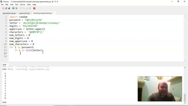 Checking Requirements for Passwords Thonny video 1 смотреть онлайн