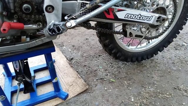 Самодельный подъёмник для эндуро мотоцикла   2017 год