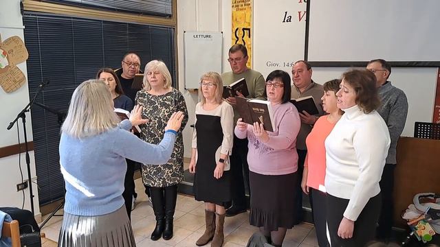 АСД г.Милан: Хор; Возвожу очи мои к горам.. смотреть онлайн