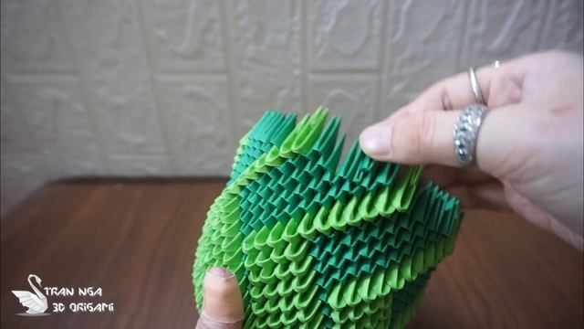 3d Origami Urn Flower Pot Tutorial | Tutorial De Maceta De Urna De Origami 3d