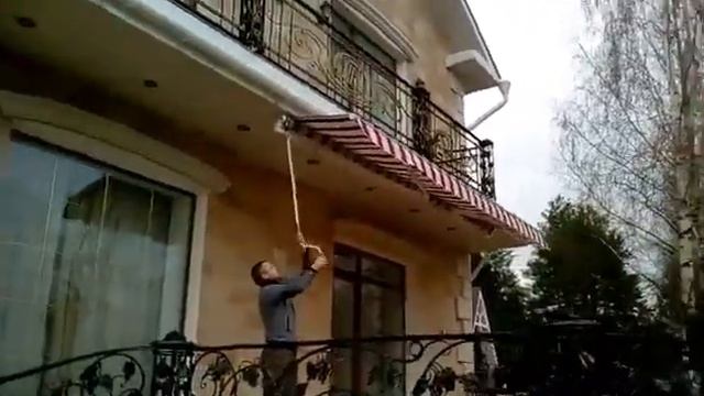 Маркиза с рычажно-рулонным механизмом смотреть онлайн